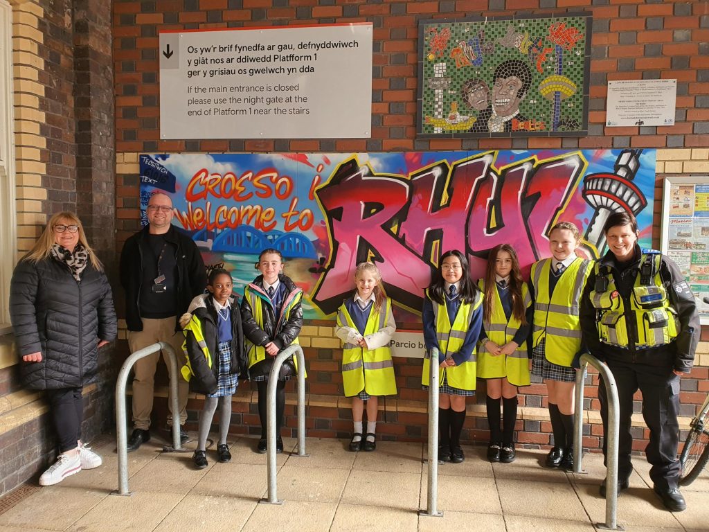 New Rail Safety Artwork Unveiled at Rhyl Railway Station - Conwy Valley ...